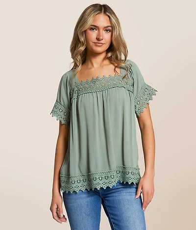 Crochet Flowy Top