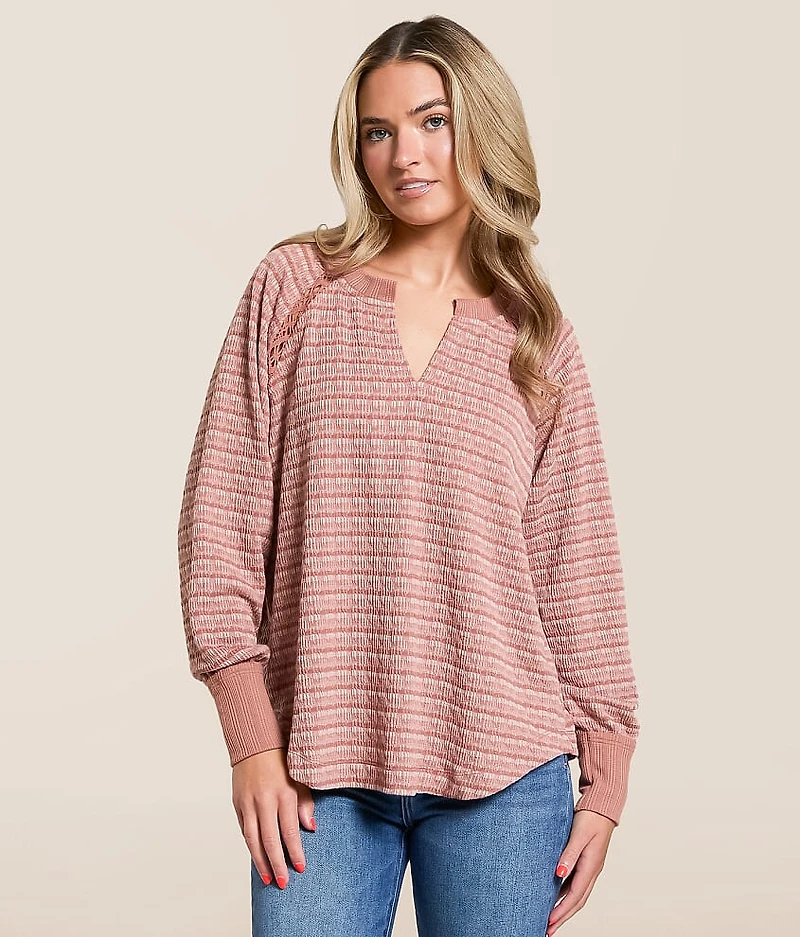 Textured Crochet Top