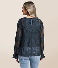 Floral Lace Top