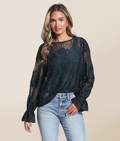 Floral Lace Top