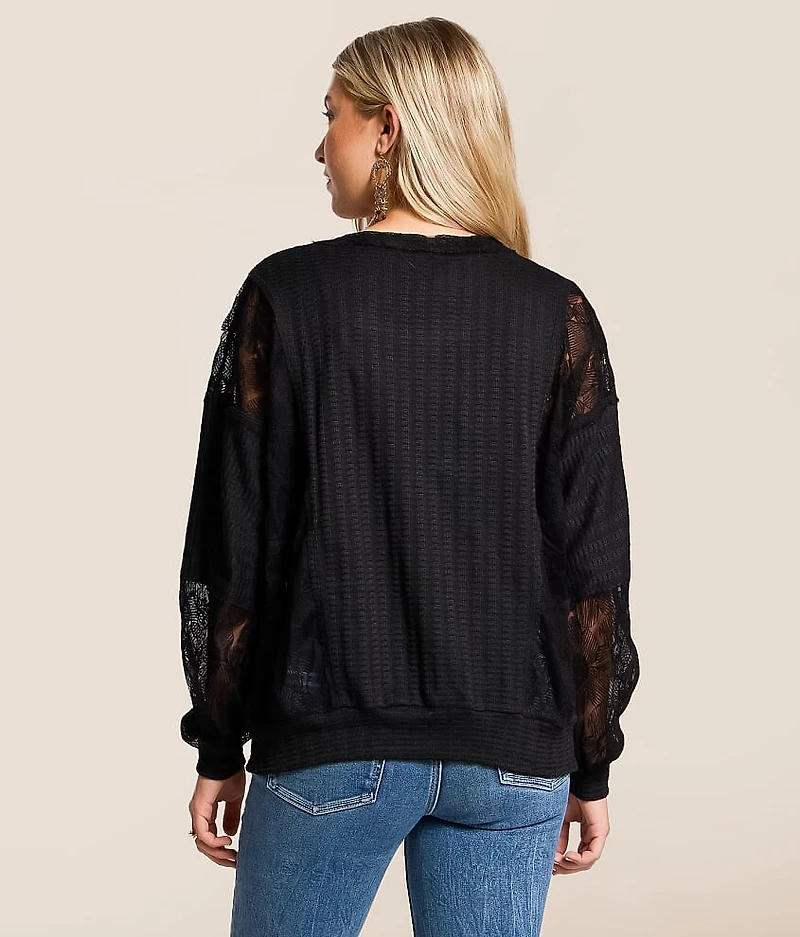 Pieced Lace Top