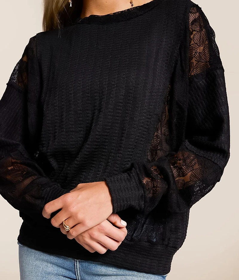 Pieced Lace Top