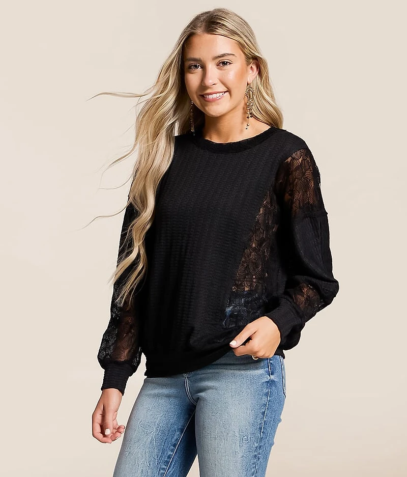 Pieced Lace Top