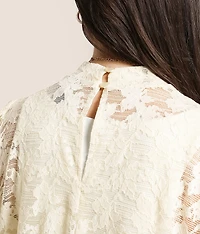 Side Tie Lace Top