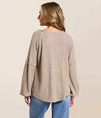 Heathered Crewneck Top