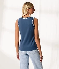 Resort Edit - Whipstitch Tank Top