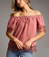 Lace Trim Top