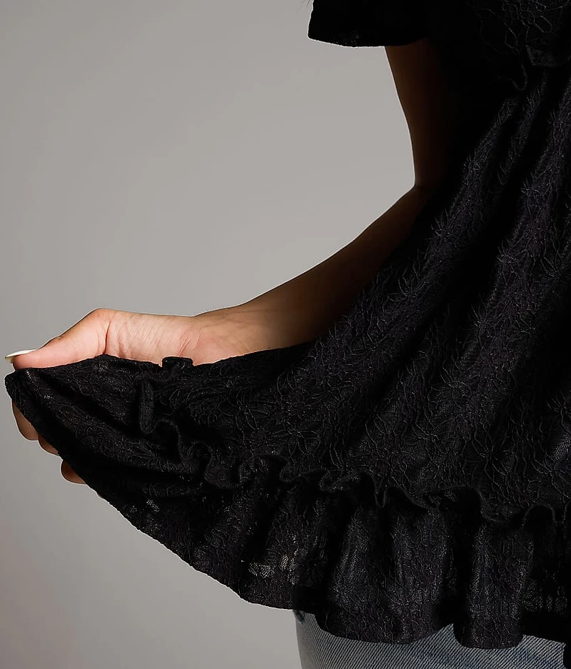 Floral Lace Top