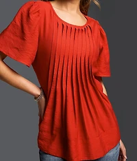 Refined Edit - Pleated Top