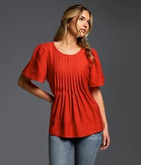 Refined Edit - Pleated Top