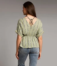 Floral Dolman Top