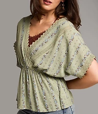 Floral Dolman Top