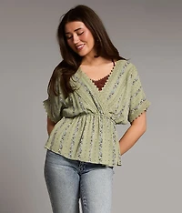Floral Dolman Top