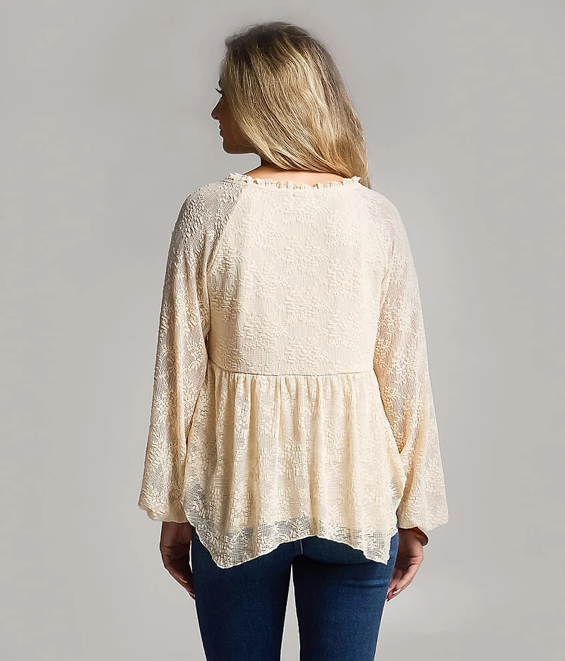 Floral Lace Top