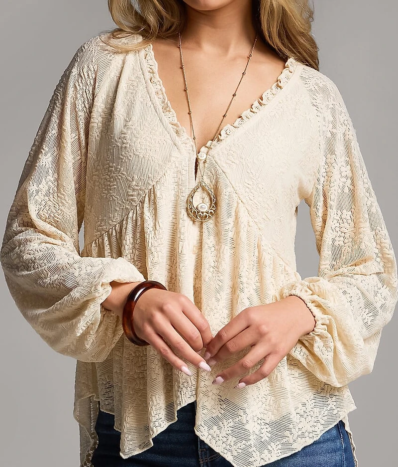 Floral Lace Top