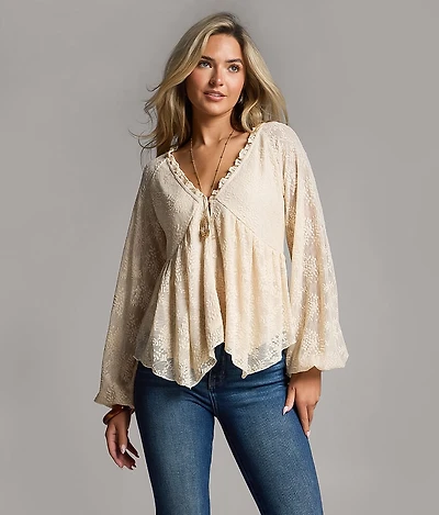 Floral Lace Top