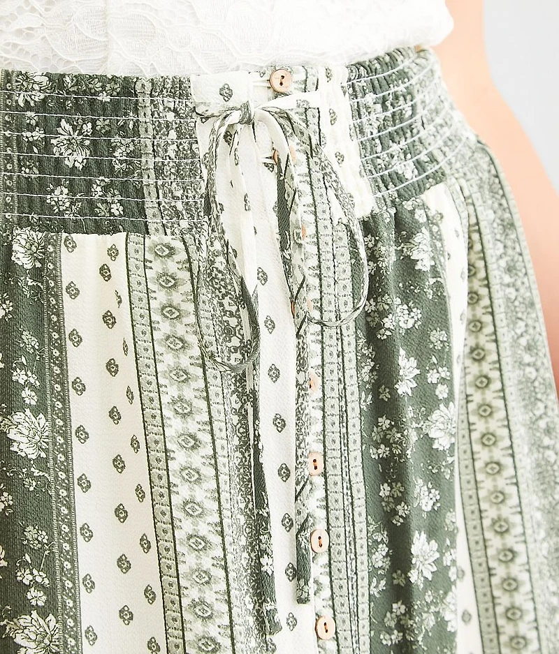 Printed Maxi Skirt