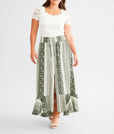 Printed Maxi Skirt