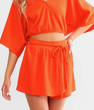 Textured Skort