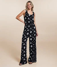 Pieced Lace Jumpsuit