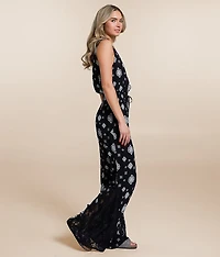 Pieced Lace Jumpsuit