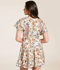 Twisted Front Mini Dress