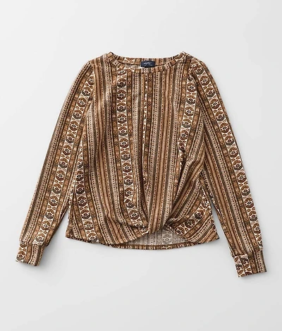 Girls - Twisted Front Top