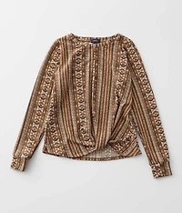 Girls - Twisted Front Top