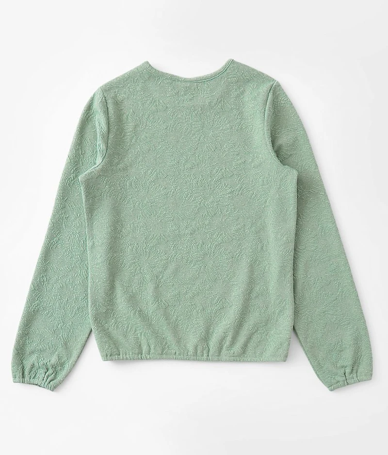 Girls - Tonal Floral Top