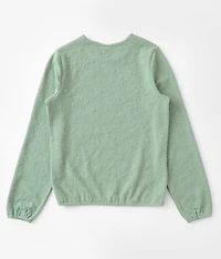 Girls - Tonal Floral Top