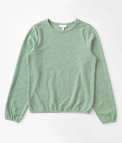 Girls - Tonal Floral Top