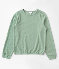 Girls - Tonal Floral Top