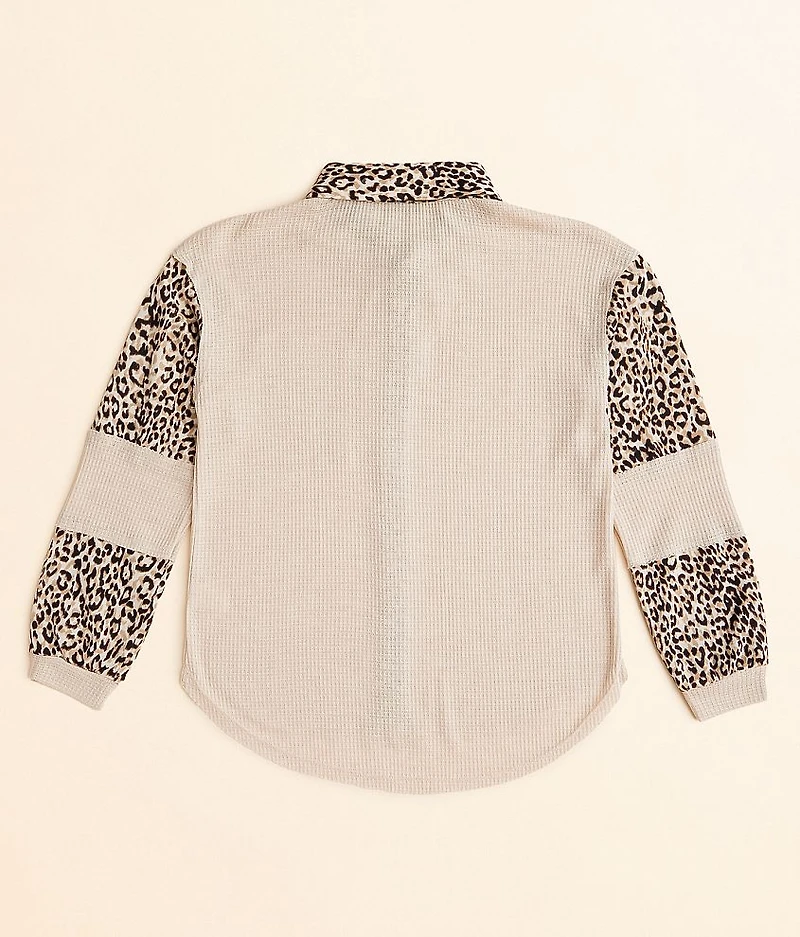 Girls - Cheetah Thermal Shirt