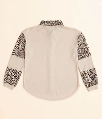 Girls - Cheetah Thermal Shirt