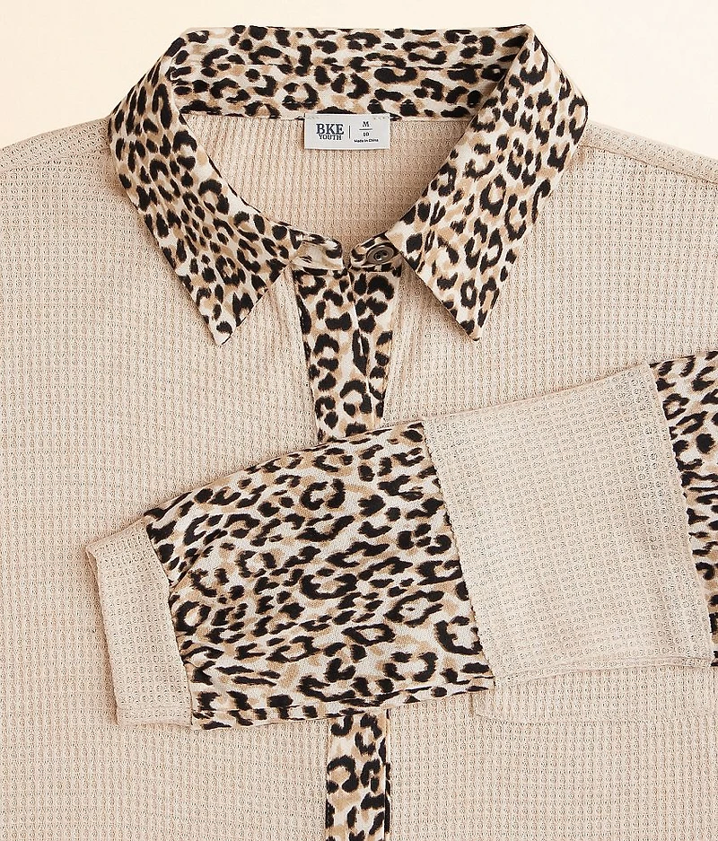Girls - Cheetah Thermal Shirt