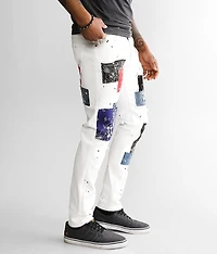 Bank Patchwork Skinny Stretch Jean