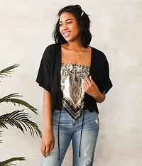 Crochet Trim Kimono