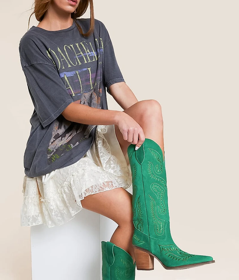 Evita Leather Western Boot