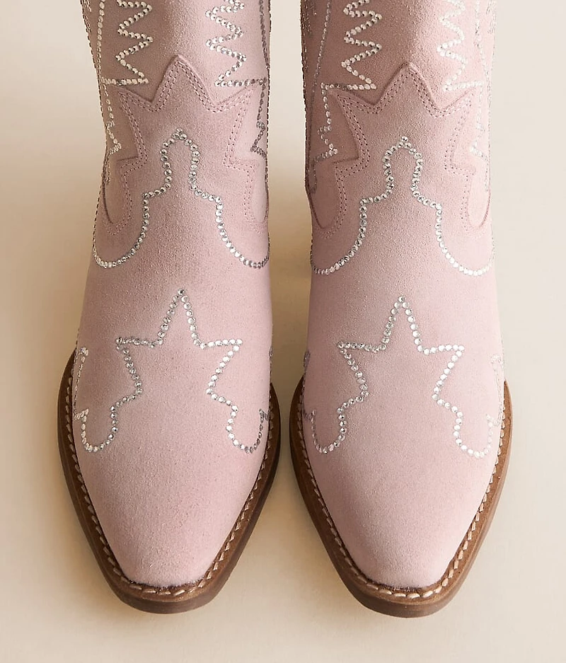 Tiny Pony Leather Western Ankle Boot