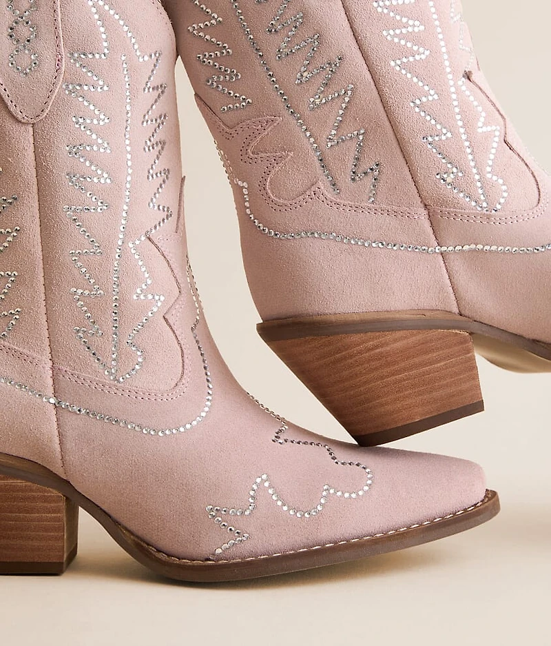 Tiny Pony Leather Western Ankle Boot