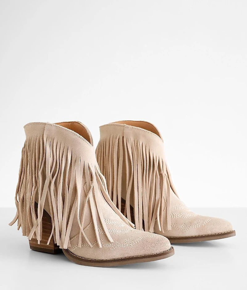Tangles Fringe Suede Western Boot