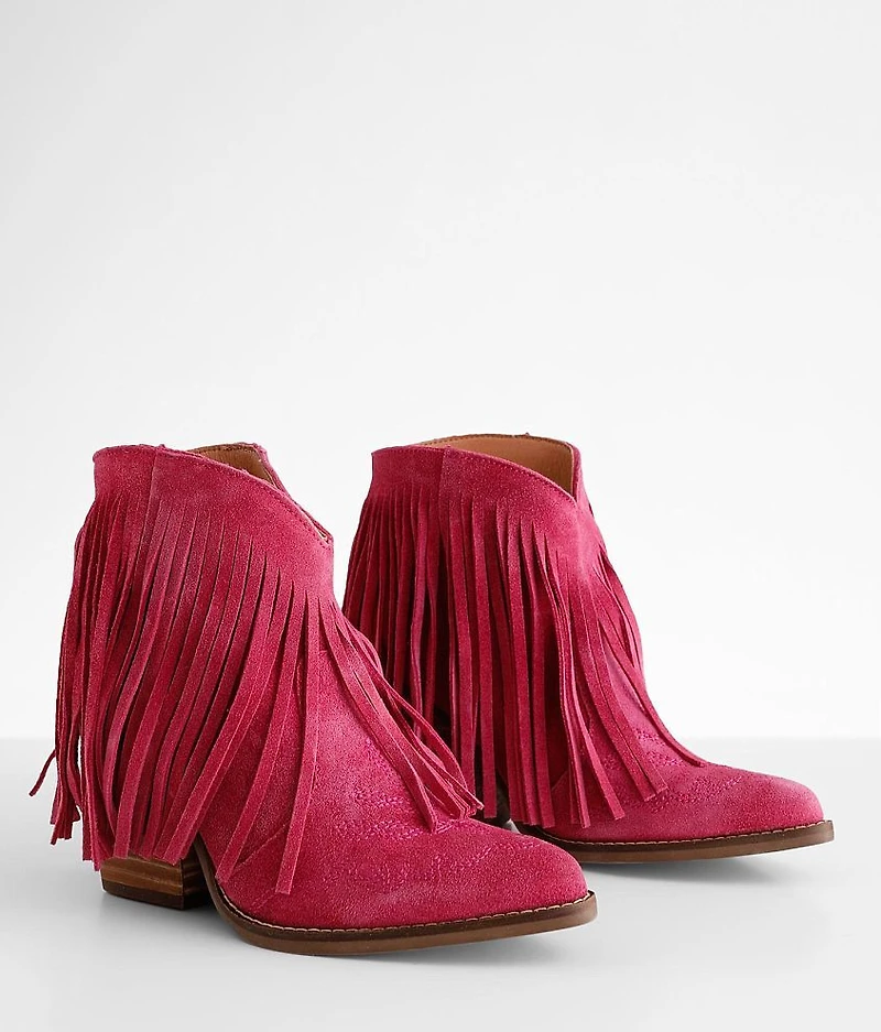 Tangles Fringe Suede Western Boot