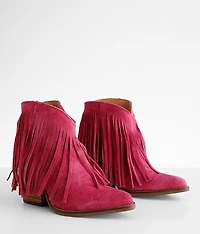 Tangles Fringe Suede Western Boot