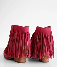 Tangles Fringe Suede Western Boot
