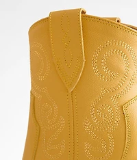 Pretty N' Prissy Western Leather Ankle Boot