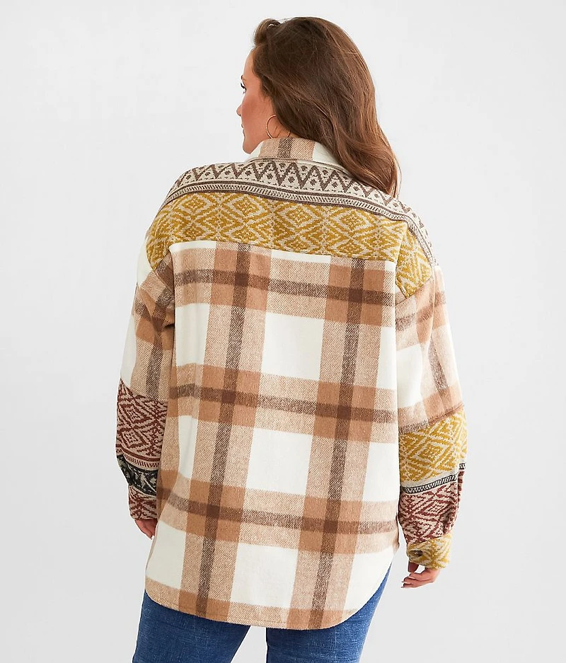 Aztec Plaid Shacket