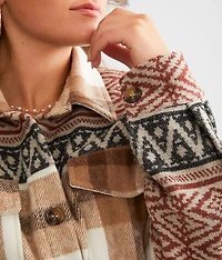 Aztec Plaid Shacket