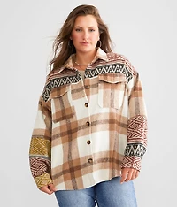Aztec Plaid Shacket