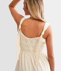 Cropped Wide Leg Jumpsuit