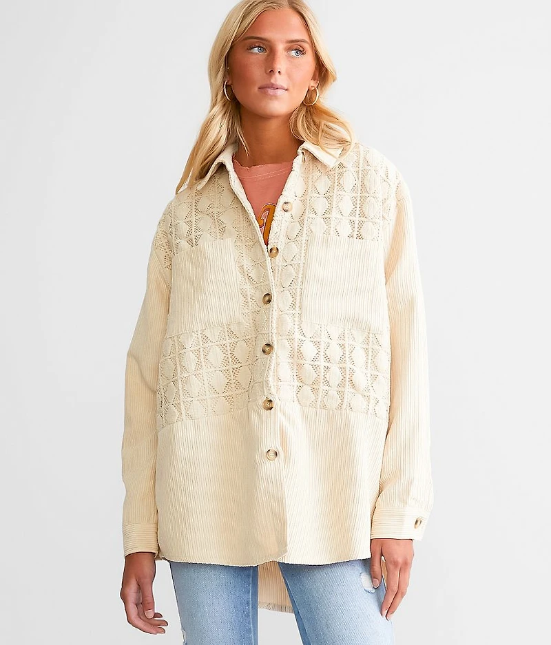 Oversized Corduroy Shacket